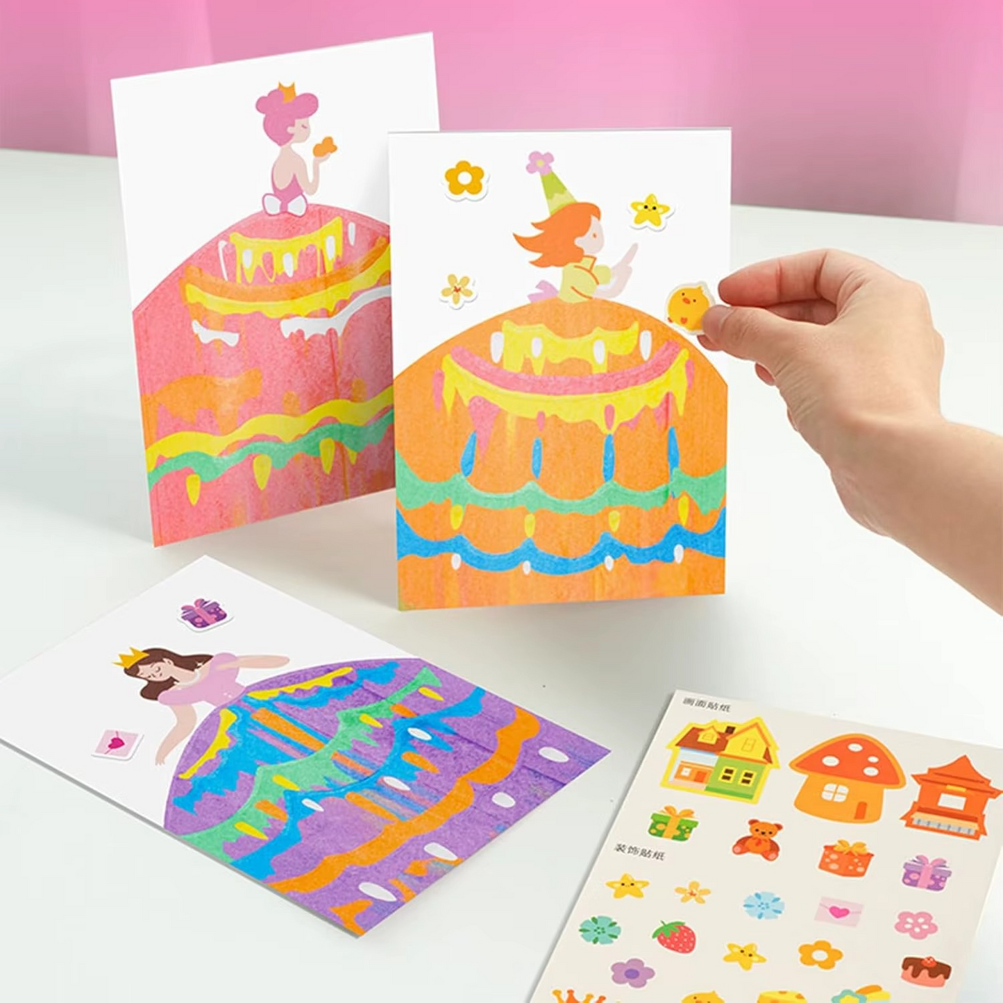 Rainbow Scratch Art Painting Set for Kids