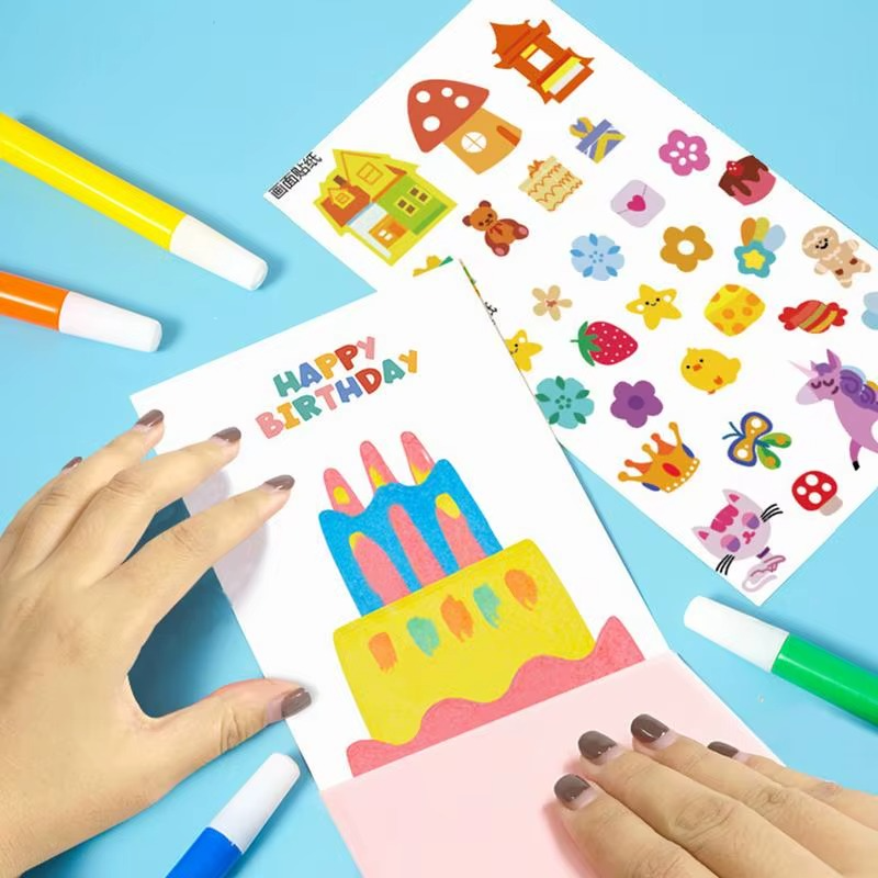 Rainbow Scratch Art Painting Set for Kids