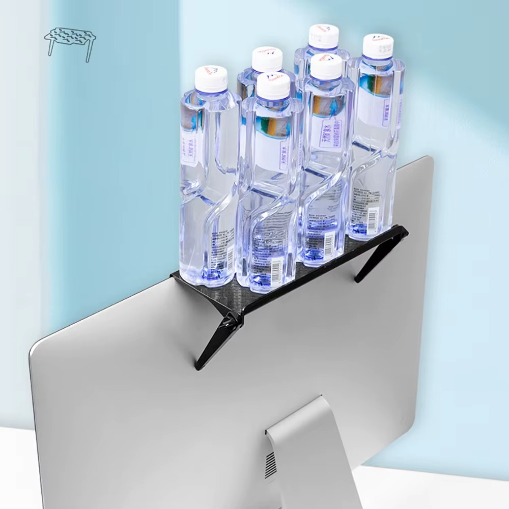 Adjustable TV Screen Top Shelf Storage Rack