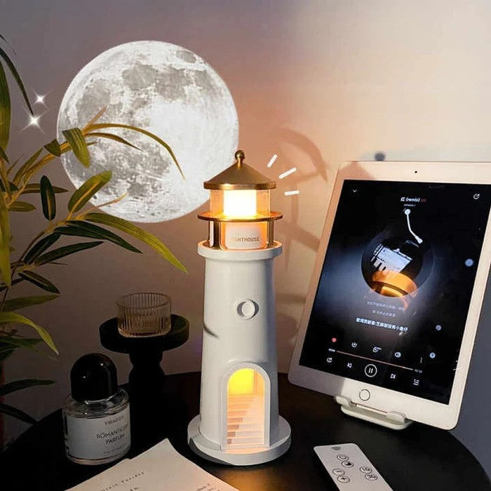 3D Lighthouse Moon Projector + Remote