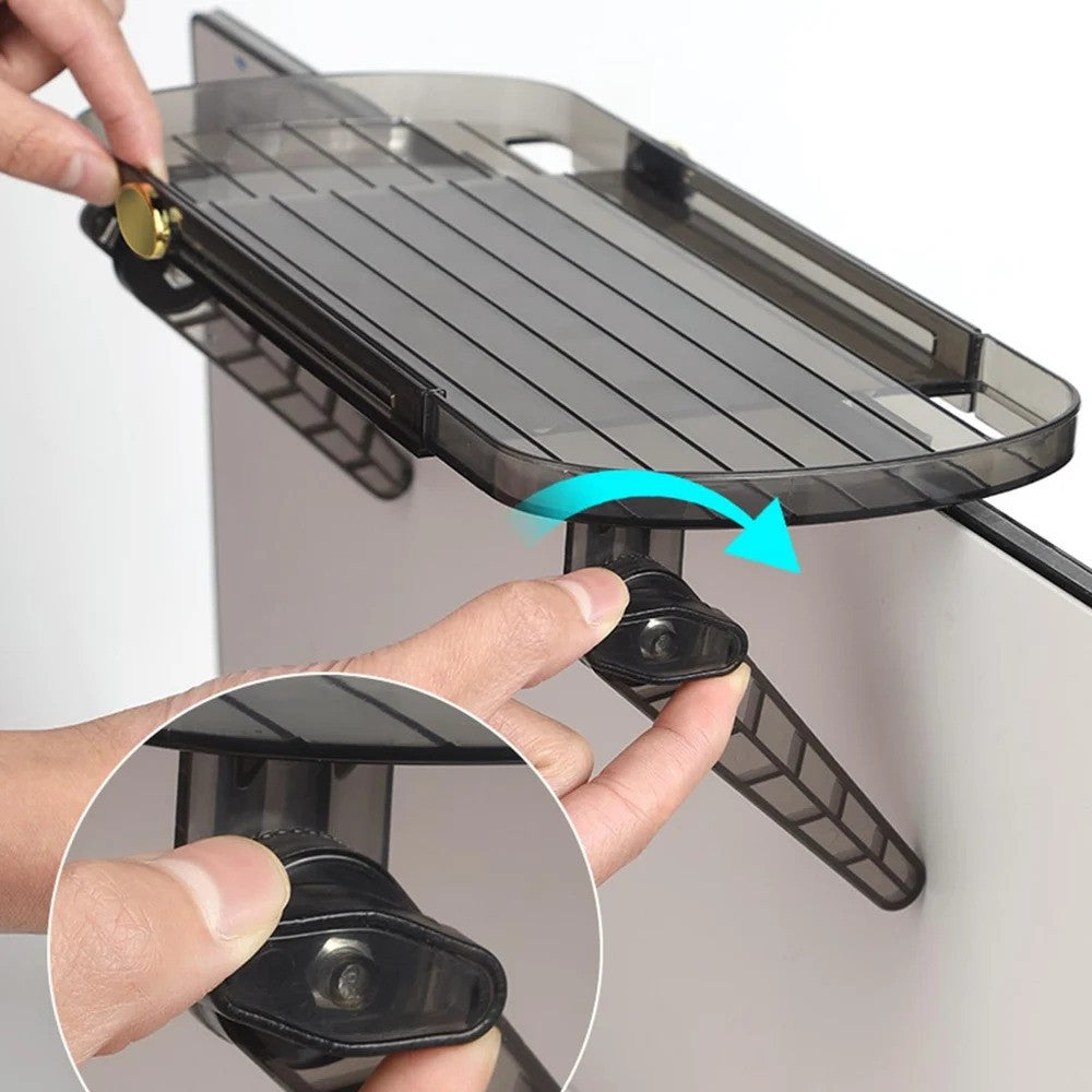 Adjustable TV Screen Top Shelf Storage Rack