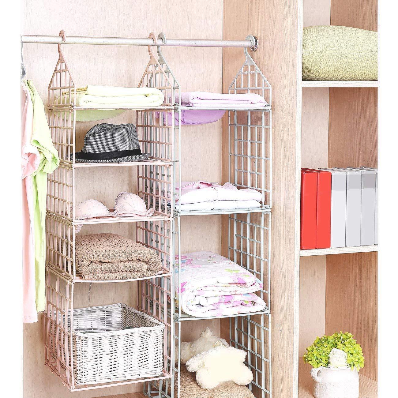 5 Layer Folding Clothes Storage Hanging Organizer