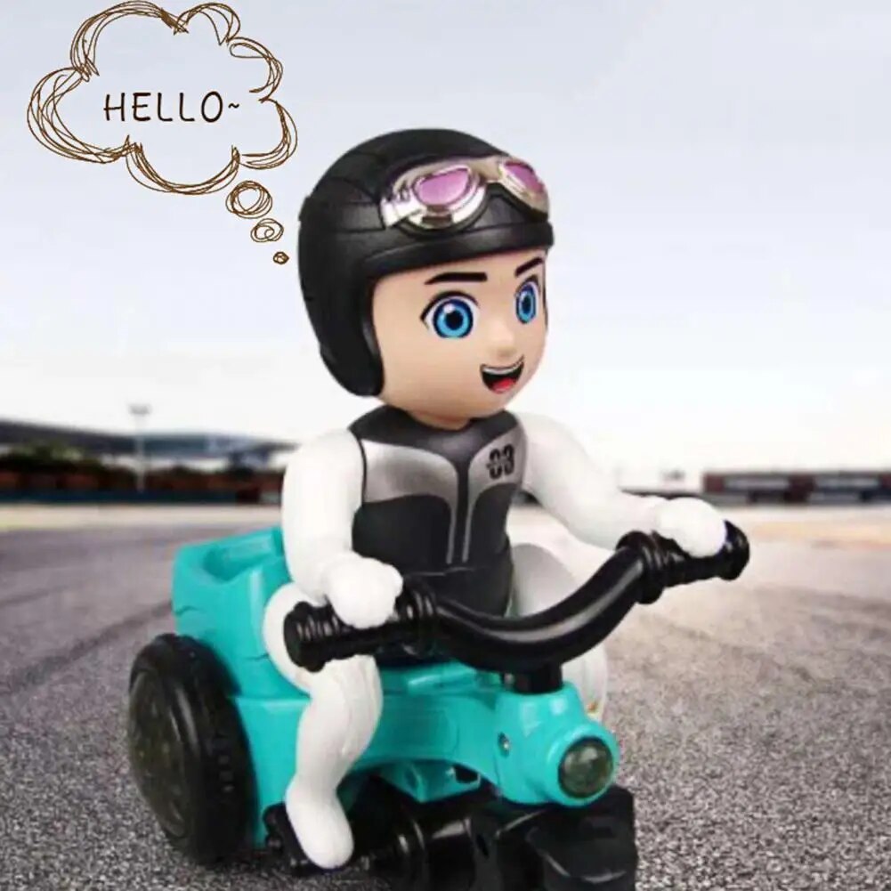 Stunt Tricycle Toy with Music and Lights