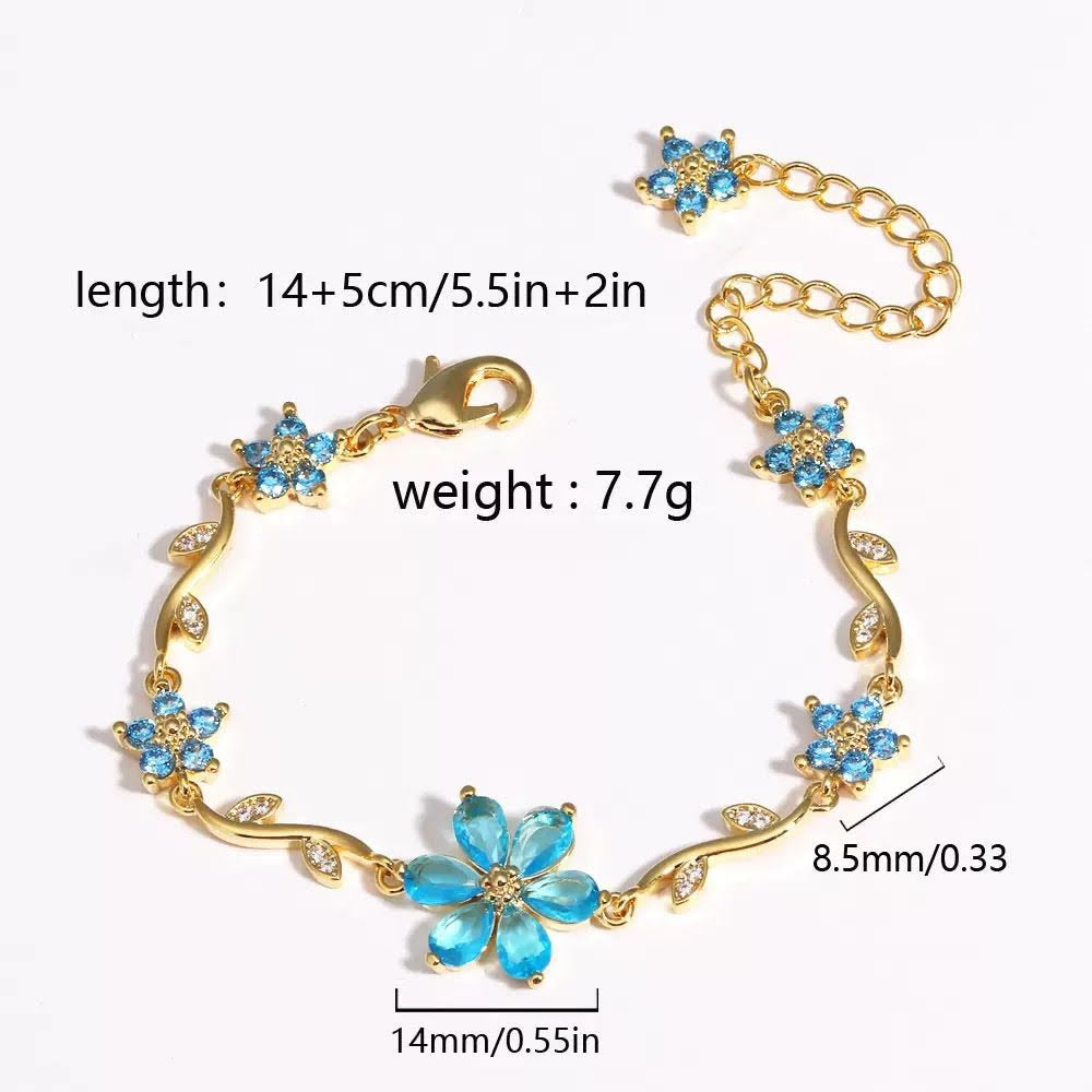 Luxury Women's Floral Bracelet