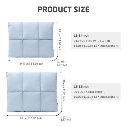 Premium Puffy Laptop Bag ( For 13–14 inch Laptop )