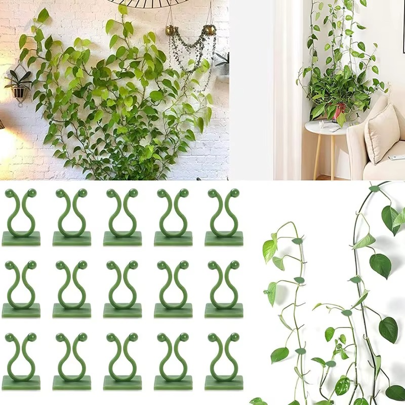 Plant Climbing Self-Adhesive Wall Clips ( 60 Pcs Set )