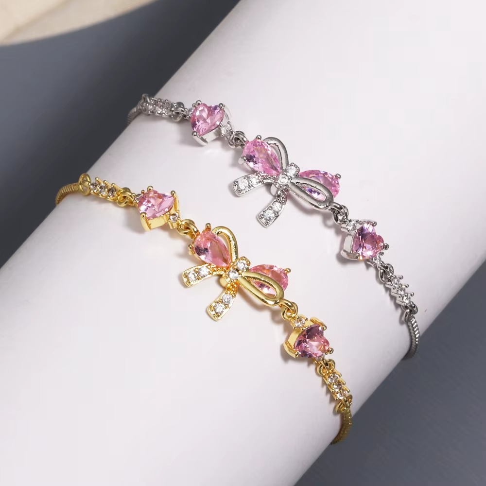 Crystal Little Bow Peep Bracelet