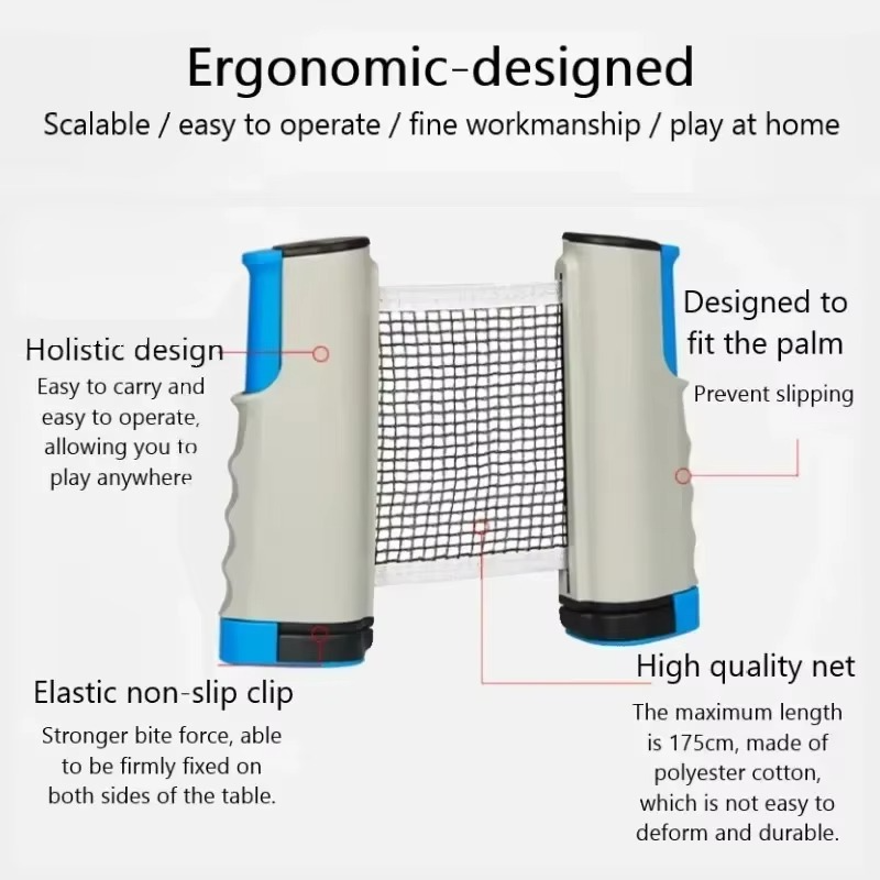 FlexiNet - Portable Table Tennis Net