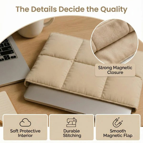 Premium Puffy Laptop Bag ( For 13–14 inch Laptop )