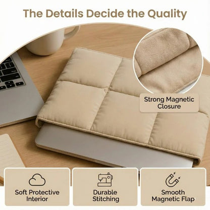 Premium Puffy Laptop Bag ( For 13–14 inch Laptop )