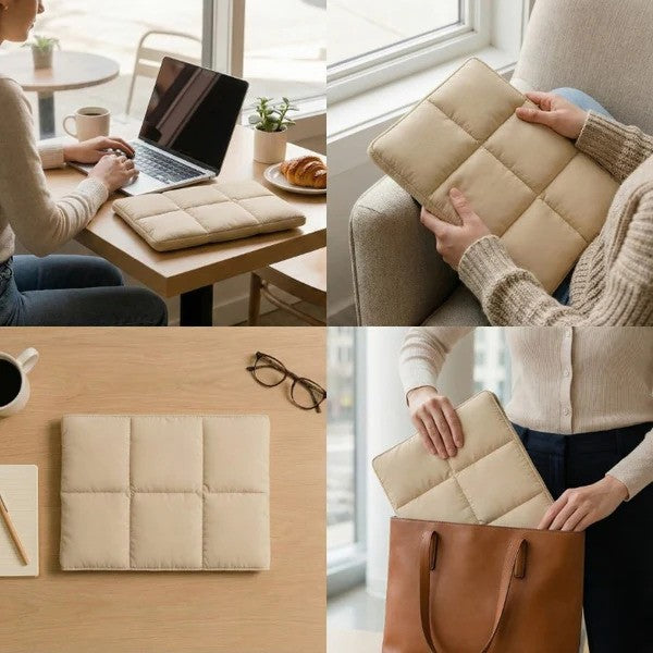 Premium Puffy Laptop Bag ( For 13–14 inch Laptop )