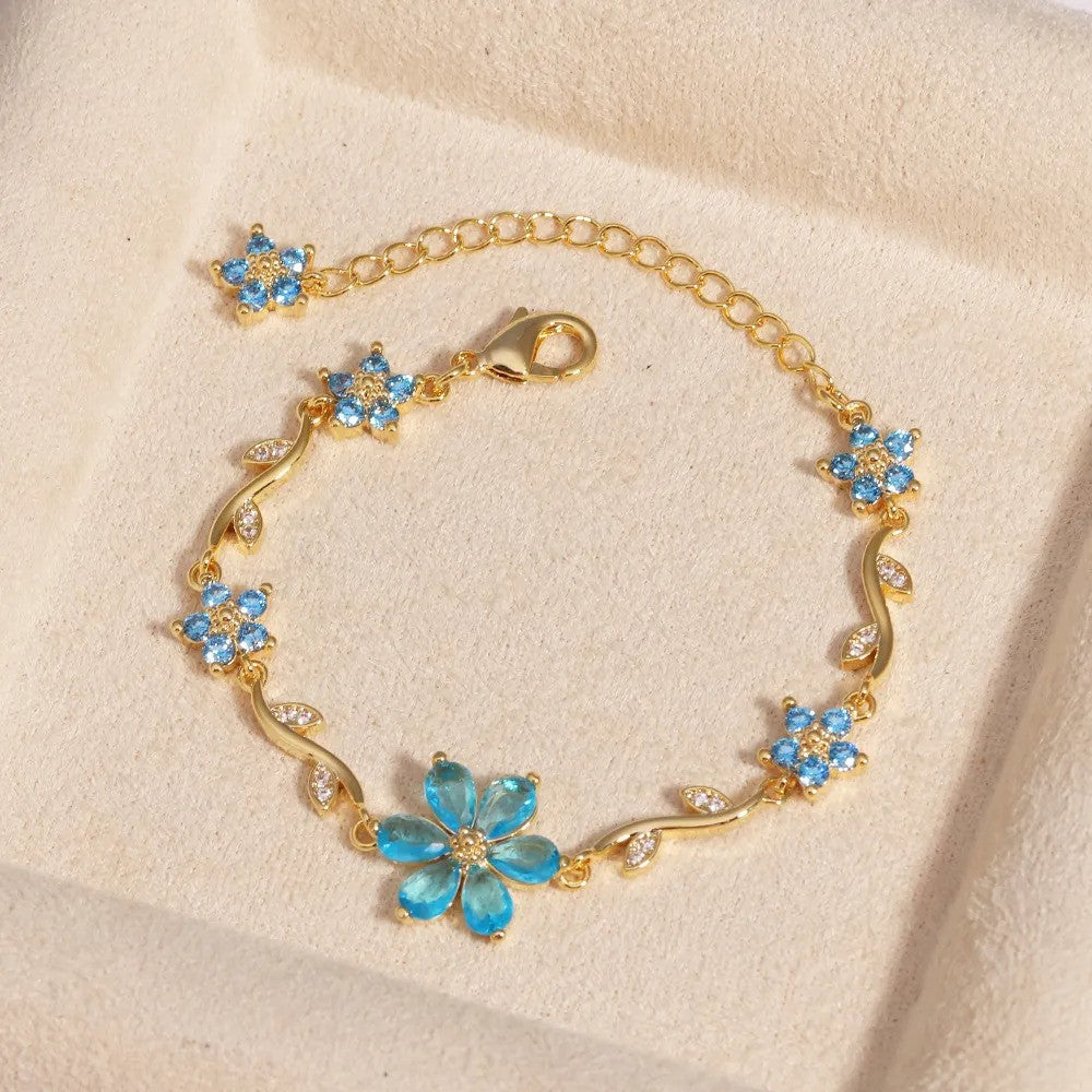 Luxury Women's Floral Bracelet