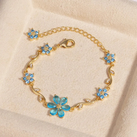 Luxury Women's Floral Bracelet