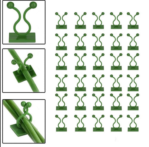 Plant Climbing Self-Adhesive Wall Clips ( 60 Pcs Set )