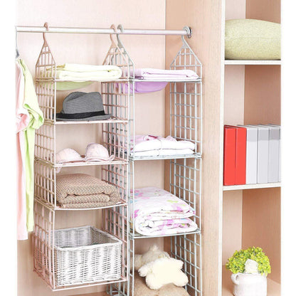 5 Layer Folding Clothes Storage Hanging Organizer