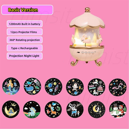 Magical Starry Night Projector Lamp for Kids