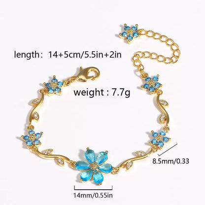 Luxury Women's Floral Bracelet